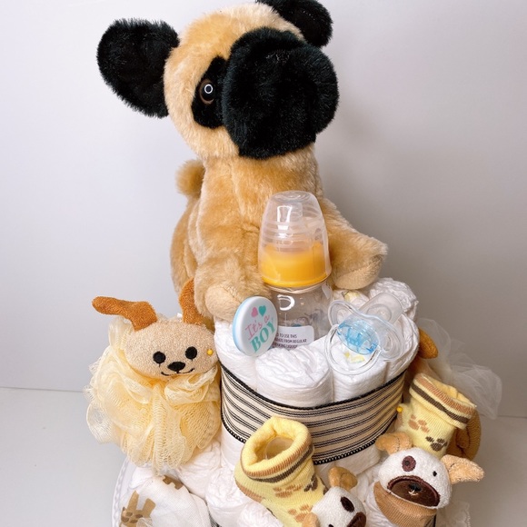 Pampers Accessories Puppy Diaper Cake Dog Diaper Cake Poshmark